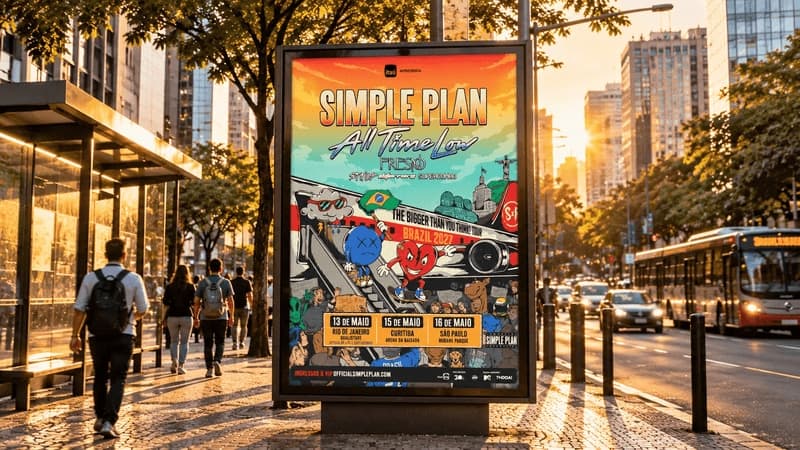 Simple Plan volta ao Brasil com shows em três capitais