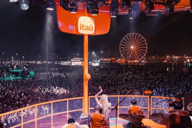 Imagem do Mirante Itaú no Rock in Rio 2026
